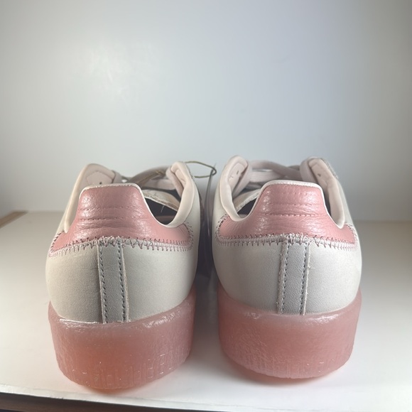 Adidas Sambae Wonder Quartz Women's Size 8.5 Cream Pink Leather Suede Sneakers - Picture 4 of 12